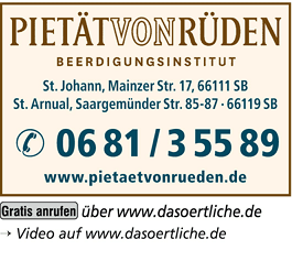 Anzeige Pietät von Rüden Anzeige Pietät von Rüden