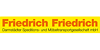 Kundenlogo von Friedrich Friedrich GmbH