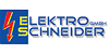 Kundenlogo von Elektroinstallation Schneider GmbH
