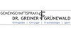 Kundenlogo von Greiner E. Dr. - Grünewald St. Junkes Peter - Feibel Tom Orthopädisch-chirurgische Gemeinschaftspraxis