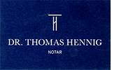 Kundenlogo von Notar Dr. Thomas Hennig