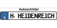 Kundenlogo von Auto-Schilder H. Heidenreich
