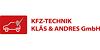 Kundenlogo von Auto + KFZ Technik Kläs & Andres GmbH