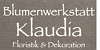 Kundenlogo von Blumenwerkstatt Klaudia