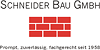 Kundenlogo von Schneider Bau GmbH Bauunternehmung
