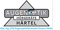 Kundenlogo von Hörgeräte + Augenoptik Härtel Manfred