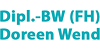 Kundenlogo von Steuerberaterin Dipl. BW Wend Doreen