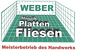 Kundenlogo von Fliesenlegermeister Uwe Weber