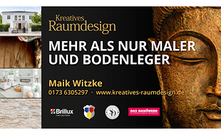 Kreatives Raumdesign Malerbetrieb & Bodenleger, Innungsbetrieb Maik Witzke