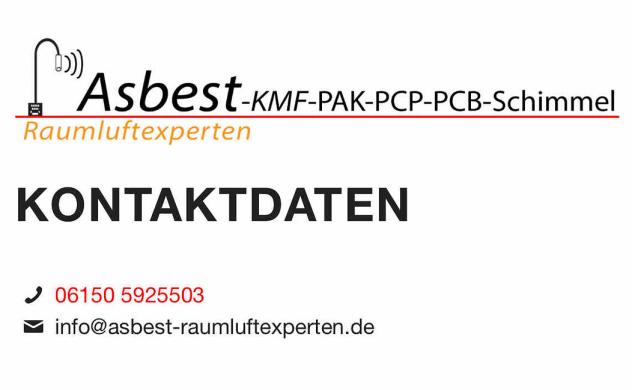 Logo Asbest Raumluftexperten Darmstadt