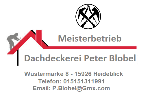Logo Blobel Peter Meisterbetrieb Dachdeckerei Heideblick